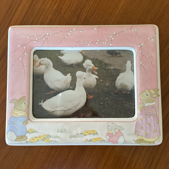 VTG ‘80s Ceramic Photo Frame - Picture 2 of 10